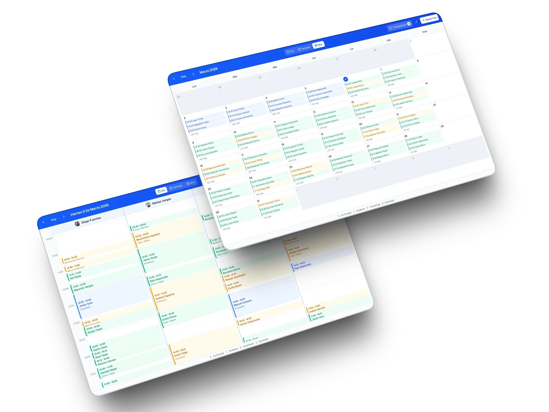 Calendario de AgendaLibre